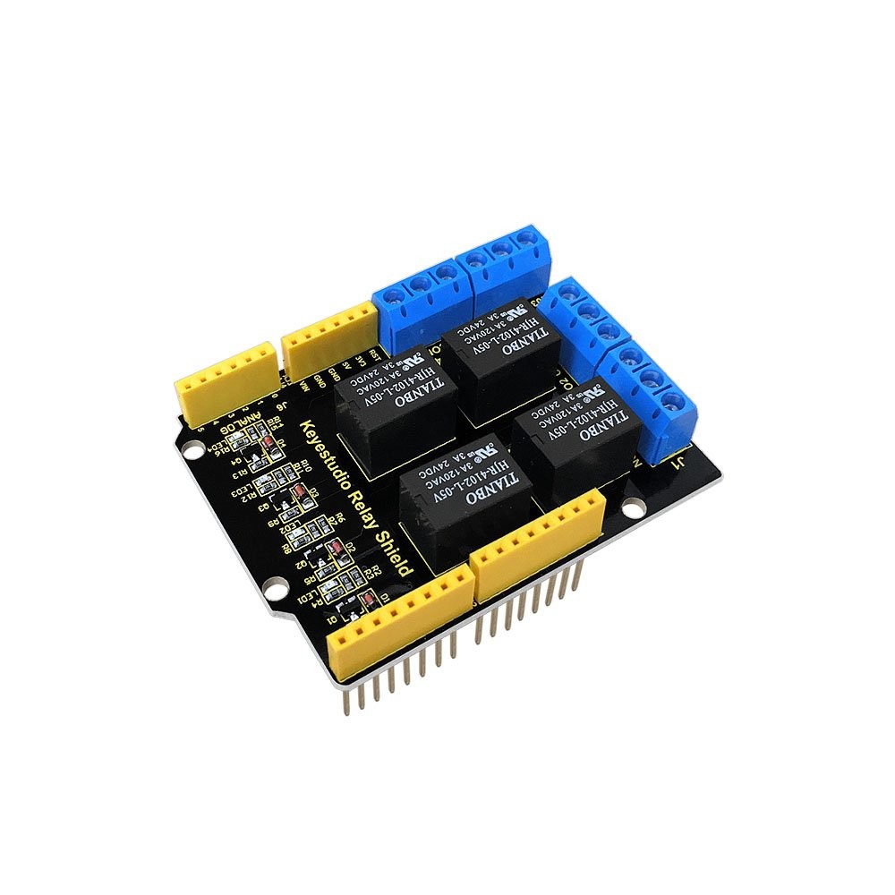 4 Channel Relay Shield 5V Relay Module For Arduino Board Control Switch