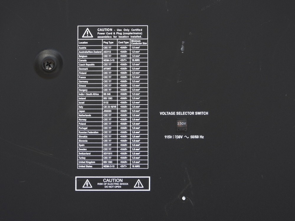 NETWORK VIDEO TECHNOLOGIES NV-16PS10-PVD POWER SUPPLY CABLE INTEGRATOR HUB