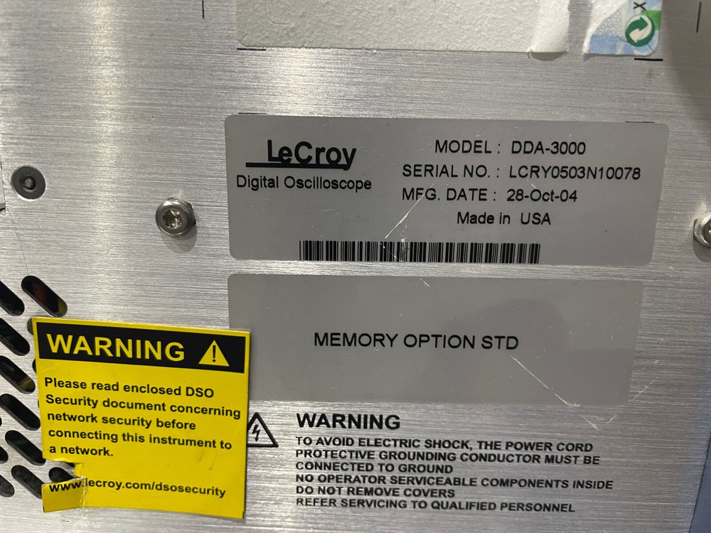 LeCroy DDA-3000 Disk Drive Analyzer Opt STD
