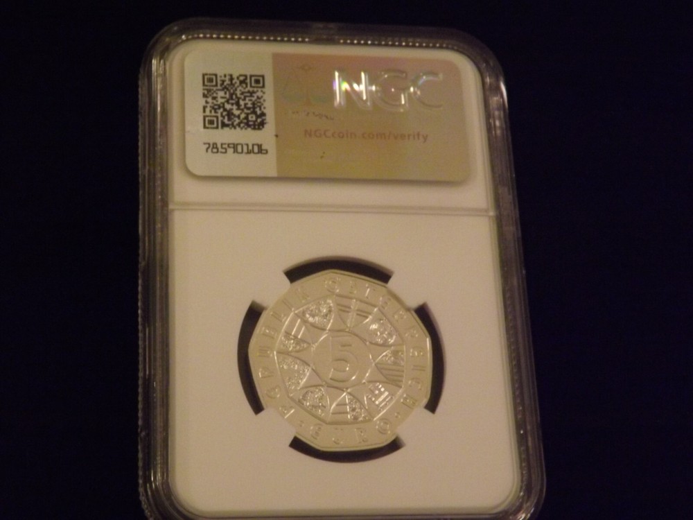 2010 OLYMPICS Snowboarding Austria NGC MS 70