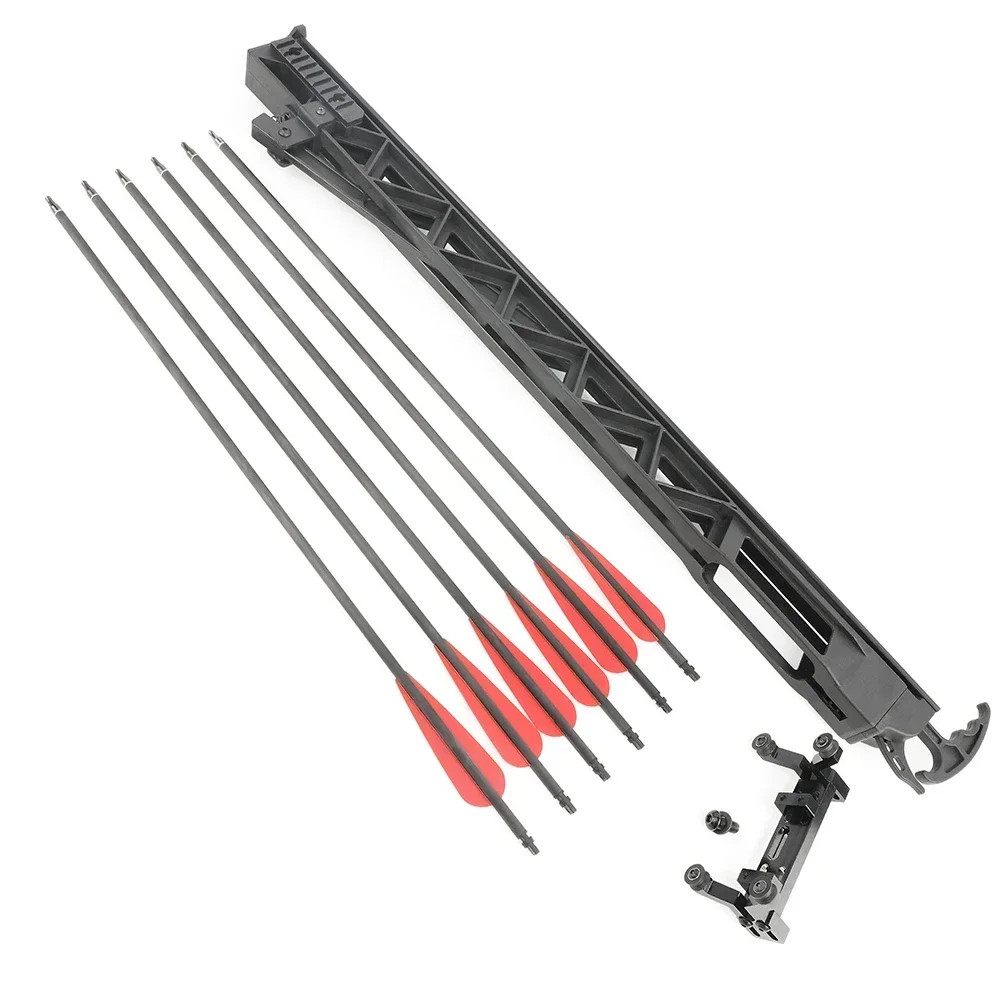 Archery Arrow Launcher Track Continuous Shooting Bow Assistant Tool with Arrow