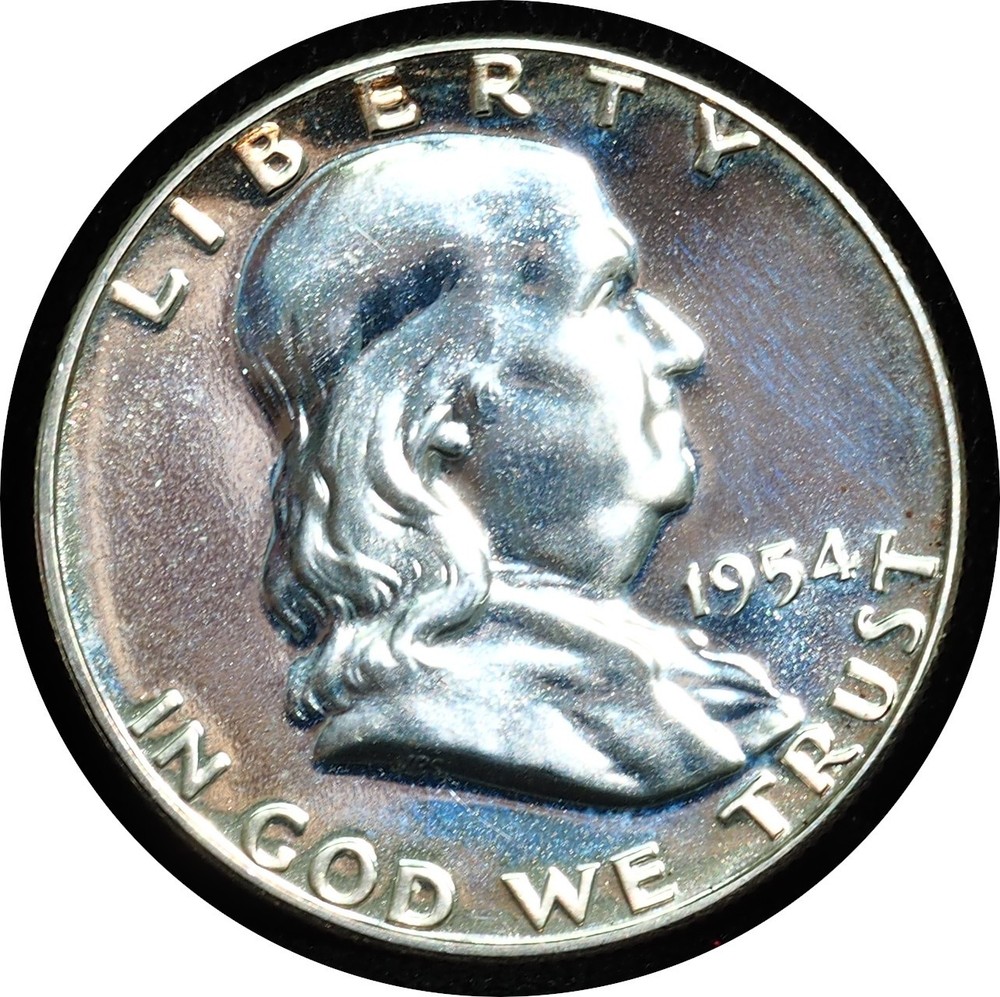 1954 Franklin Half Dollar Gem Proof