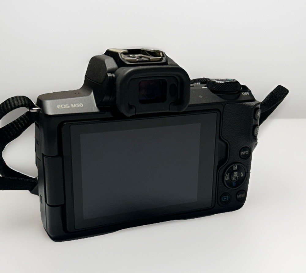 Canon EOS M50 Camera Accessory Bundle with Lenses and Bag