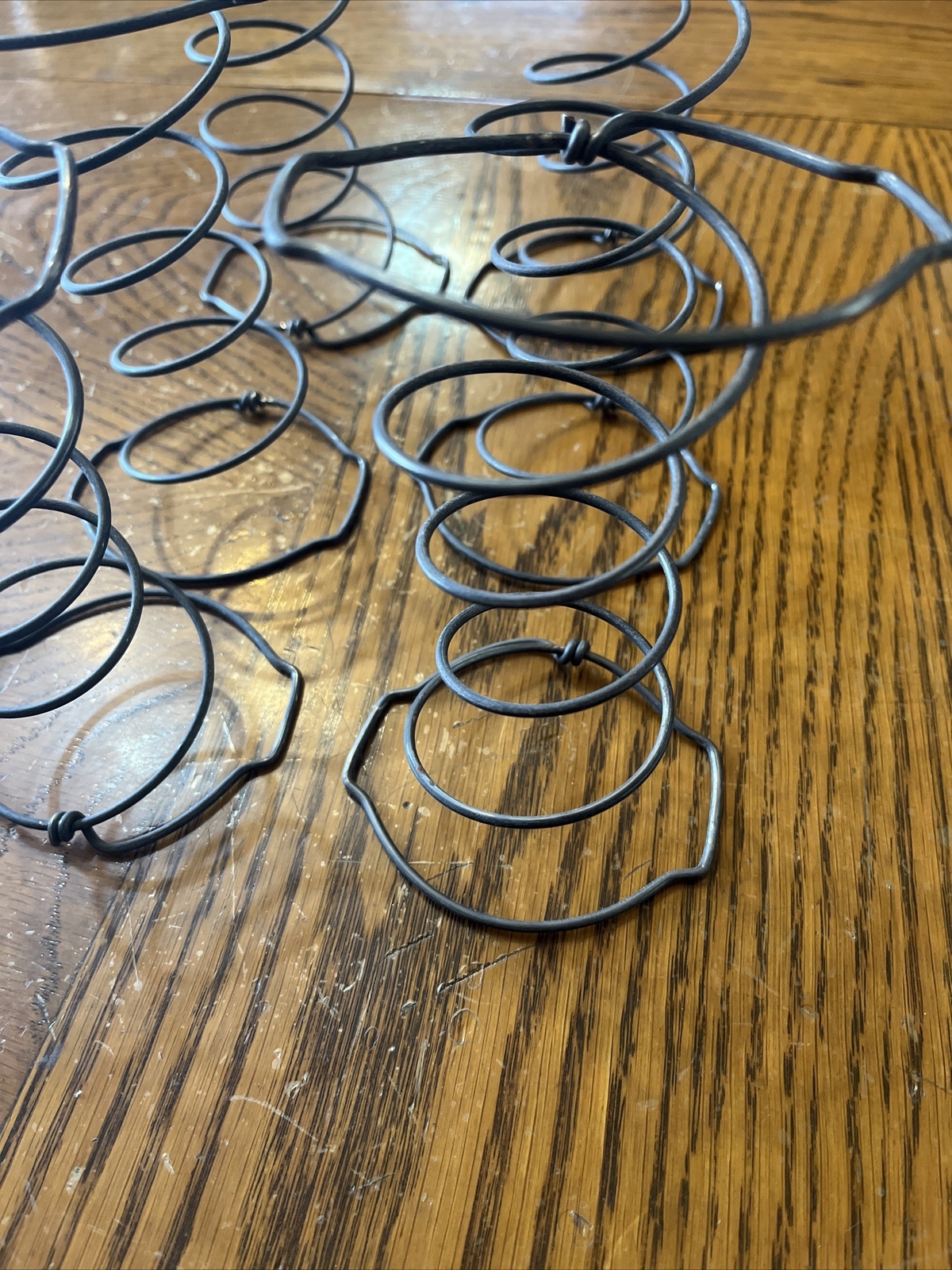 Bed Springs Hourglass Craft/ Metal Art / Steampunk (Used) Qty-6 Free Shipping!