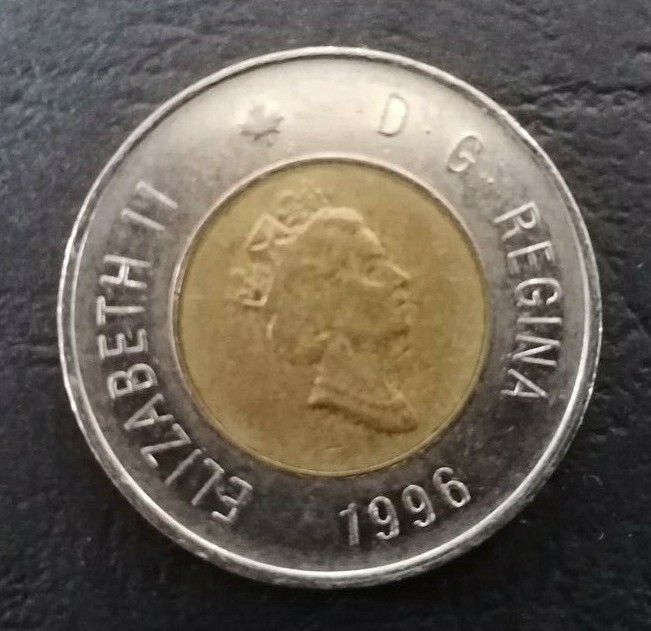 CANADA  1996 COIN  , 2 DOLLAR