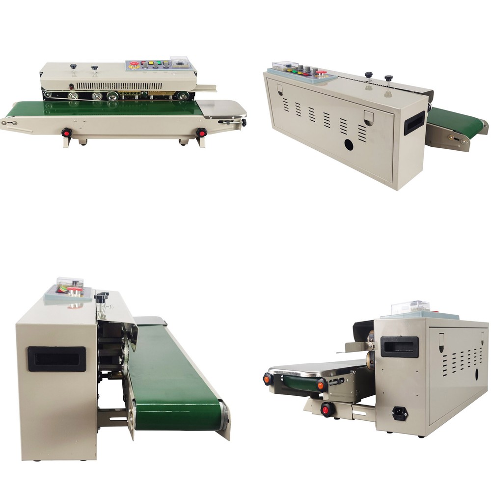 FRD-1000-II Quick Continuous Bag Sealing Machine Horizontal w/ Printed Character