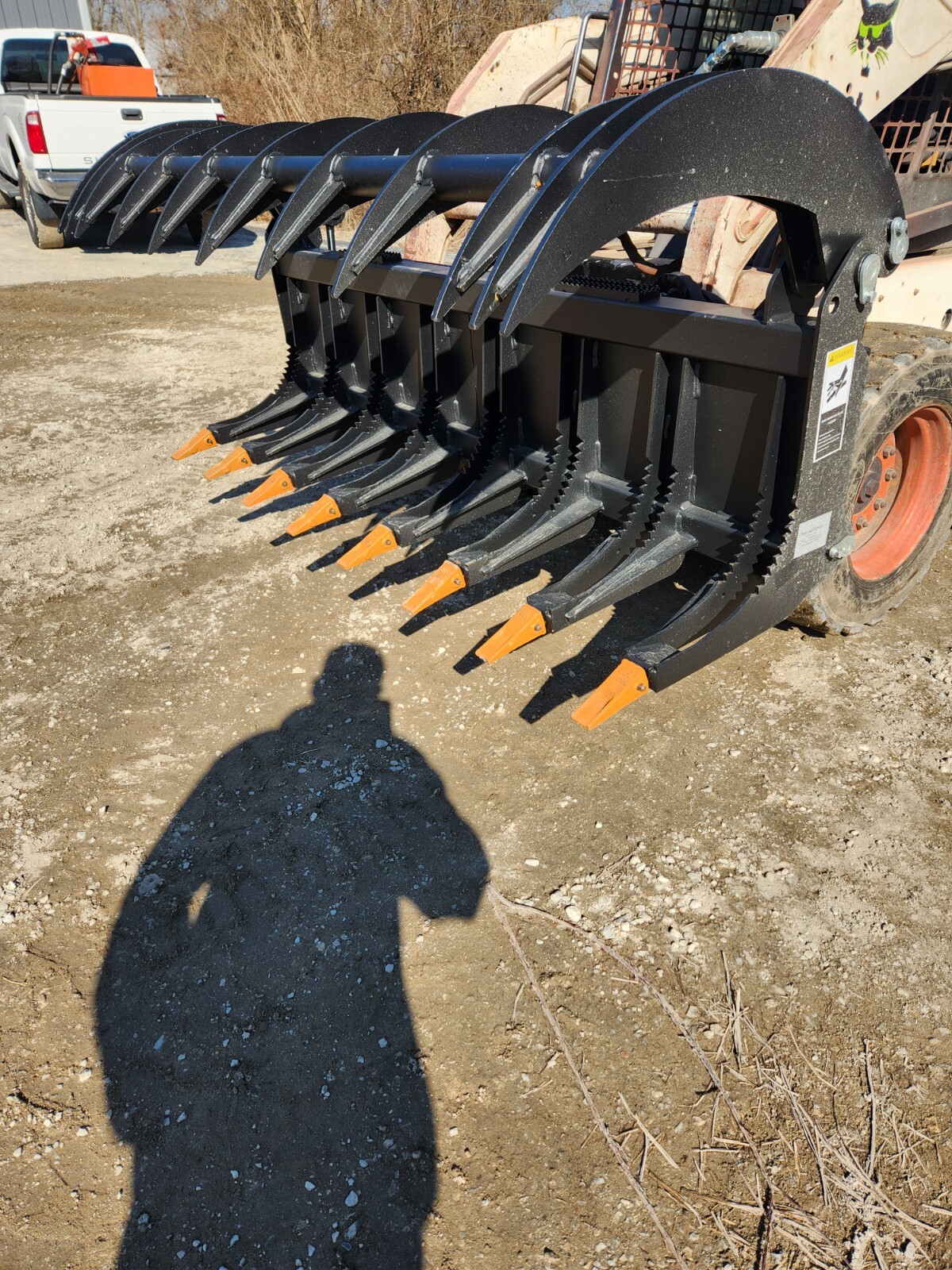 NEW Skid Steer Heavy Duty 78" Log Brush Clam Grapple Kubota Bobcat CAT Case IL