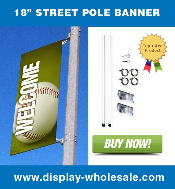 Street Pole Banner Bracket 18"