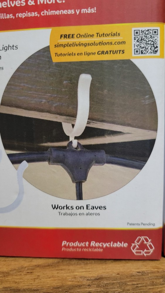 Simple Living Deck and Eave Clips 10 Clips Per Box Box 2 Boxes New