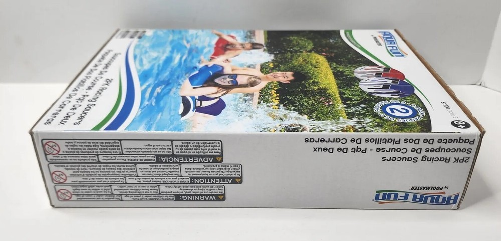 Aqua Fun by Poolmaster - 2 Pack Racing Saucers - Pool Float [87200] - New/Sealed