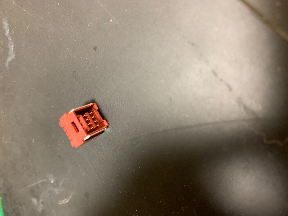 6x Molex 8pin bottom mount connector Red 5031480890