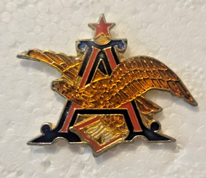 Vintage Anheuser Busch Beer Eagle Lapel Pin