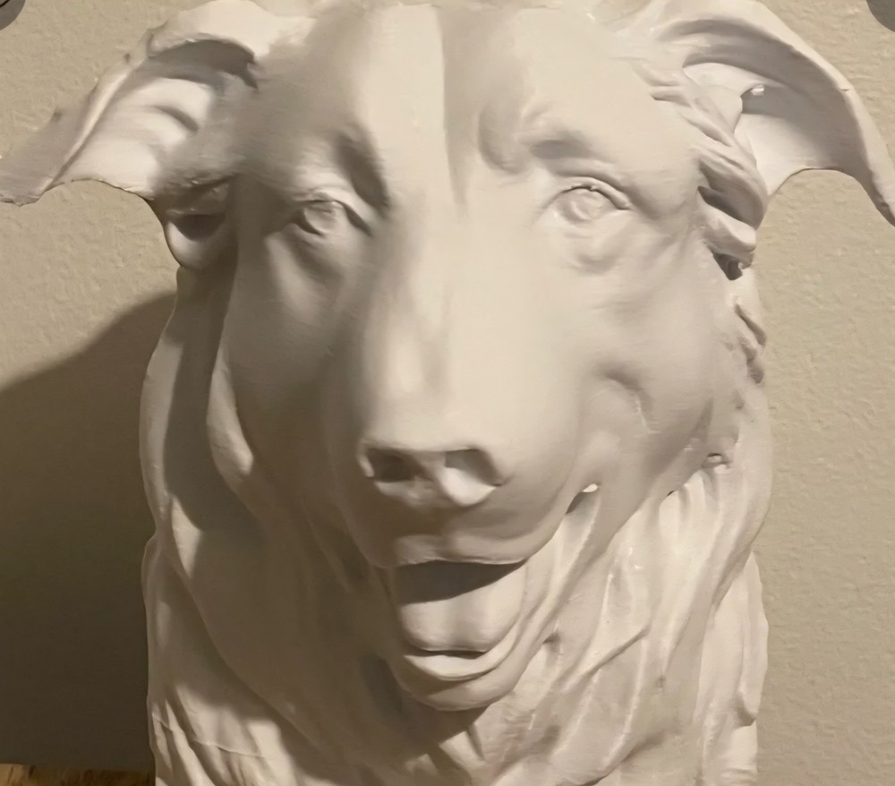 German Shepherd Statue