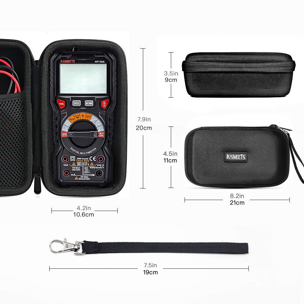 Black Grey Orange Electric Circuit Testing Device Case For Multimeter Protection