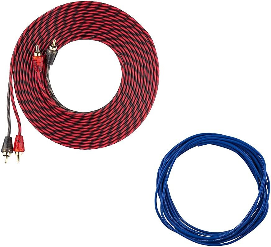 DS18 AK4 Complete 4 Gauge CCA Amplifier Installation Wiring Kit