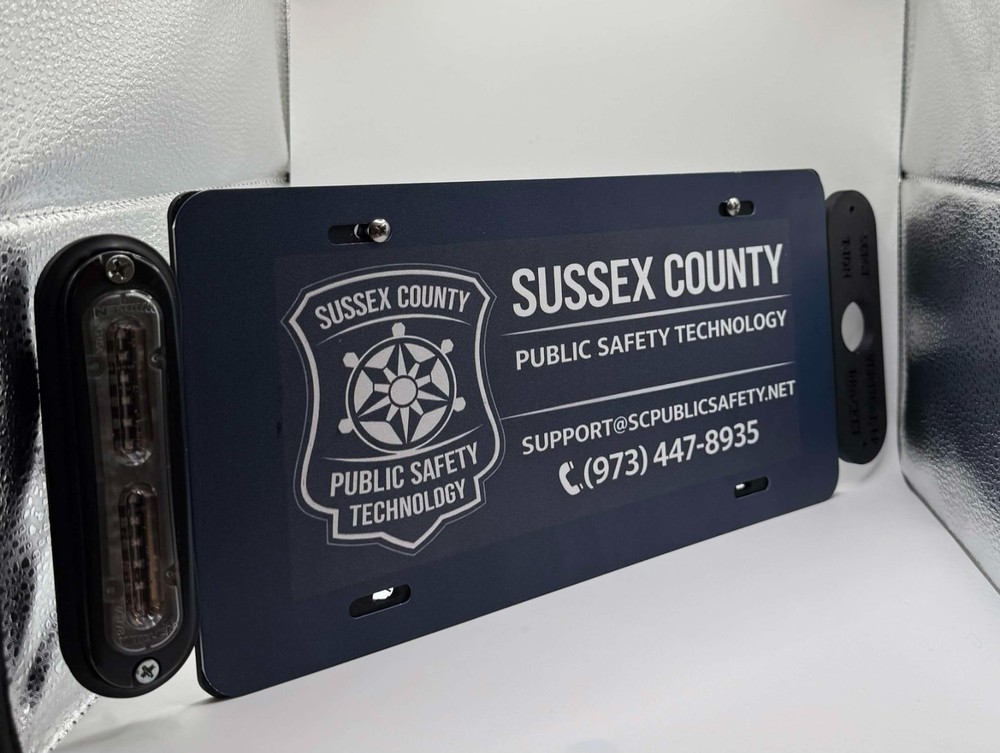Whelen T-ion Vertical License Plate Bracket