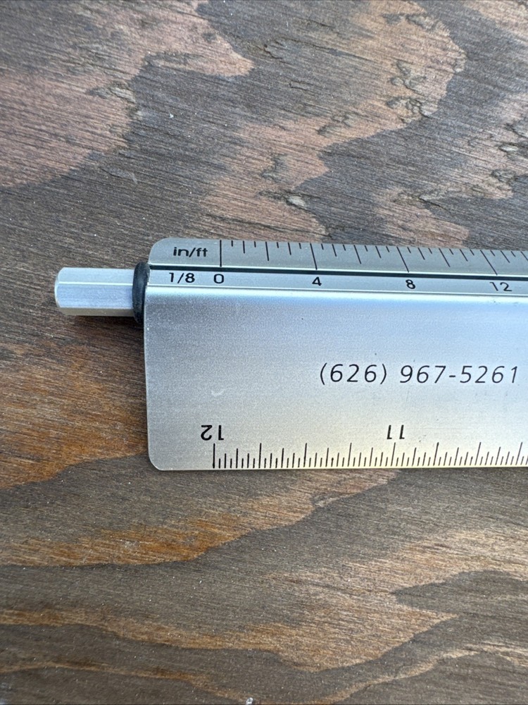 Rapid Rule 12” Drafting Architecture Adjustable Rotate Ruler ~ NICE!