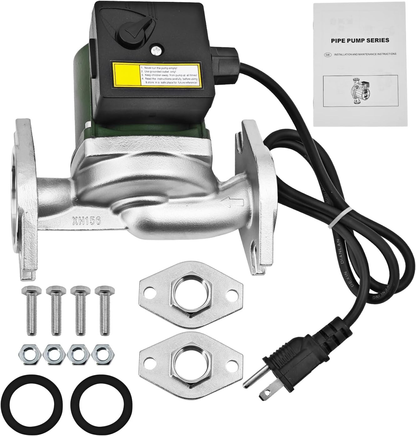 Upgraded 0011-SF4 High Quality Stainless Steel Cartridge Circulating Pump Taco