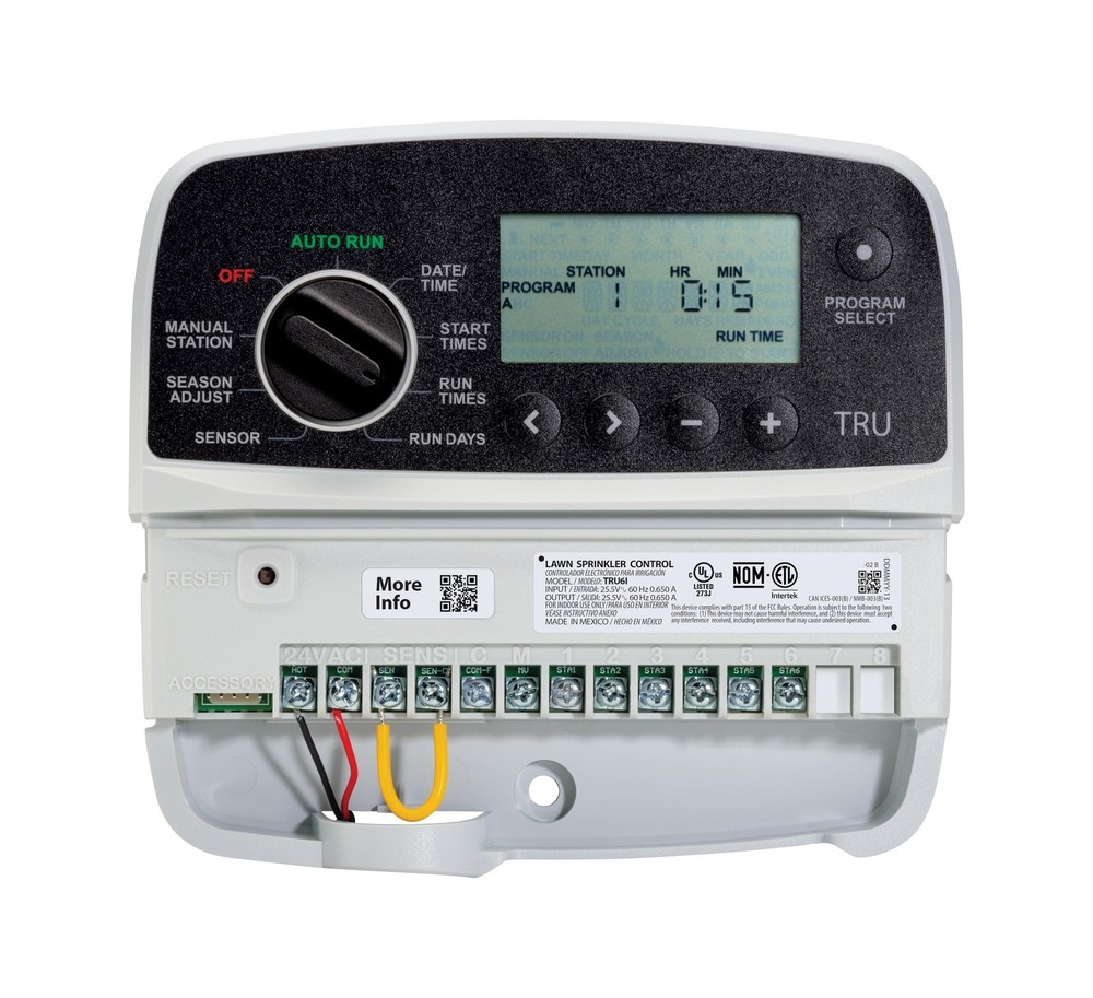 Rain Bird TRU6I Program-Based Indoor Irrigation Controller/Timer, WiFi Ready,...