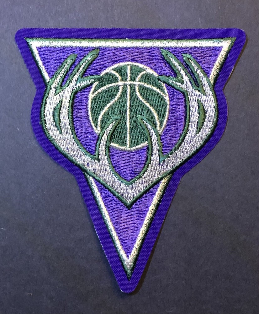 Milwaukee Bucks Old School Logo Patch  4” x 5”
