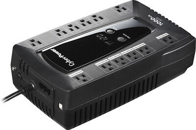 CyberPower - 1000VA Battery Back-Up System - Black