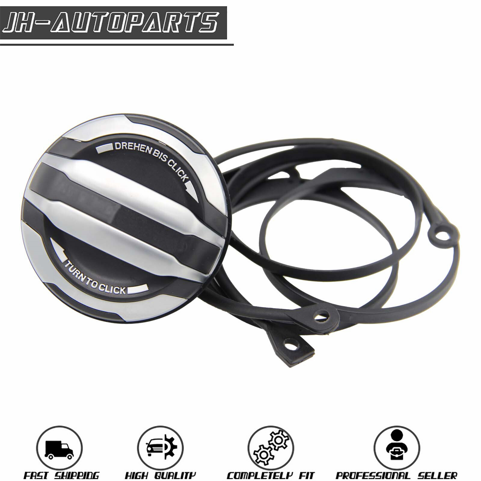 For Porsche 981/991,Cayenne,Panamera,Macan Gas Cap Aluminum-look 971044261 NEW