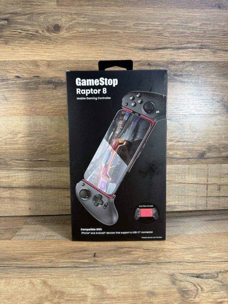 GameStop Raptor 8 - Mobile Gaming Controller for Android and iPhone (USB-C)