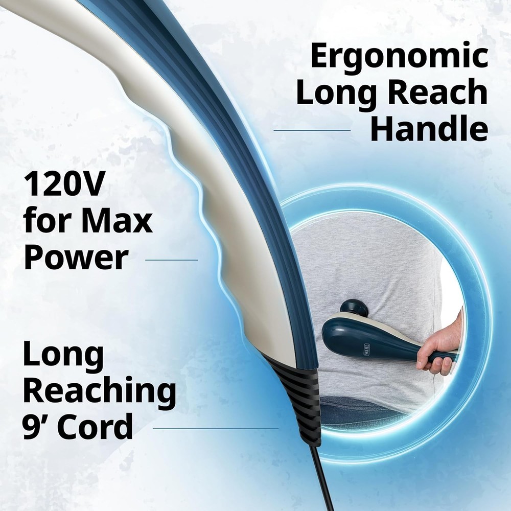 Wahl Deep Tissue Corded Handheld Percussion Massager