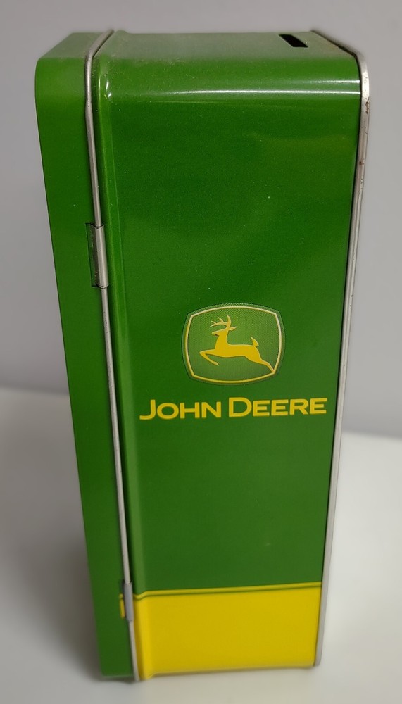 John Deere Mini Locker Tin with lock & key