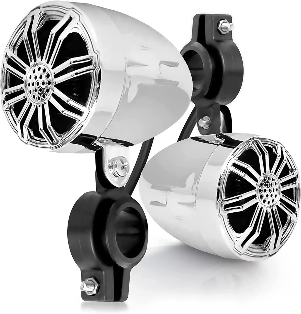 Metra Bluetooth Controller, 8x 2.25’' Off-Road Speaker, 2x Amp, Splitter, Kit