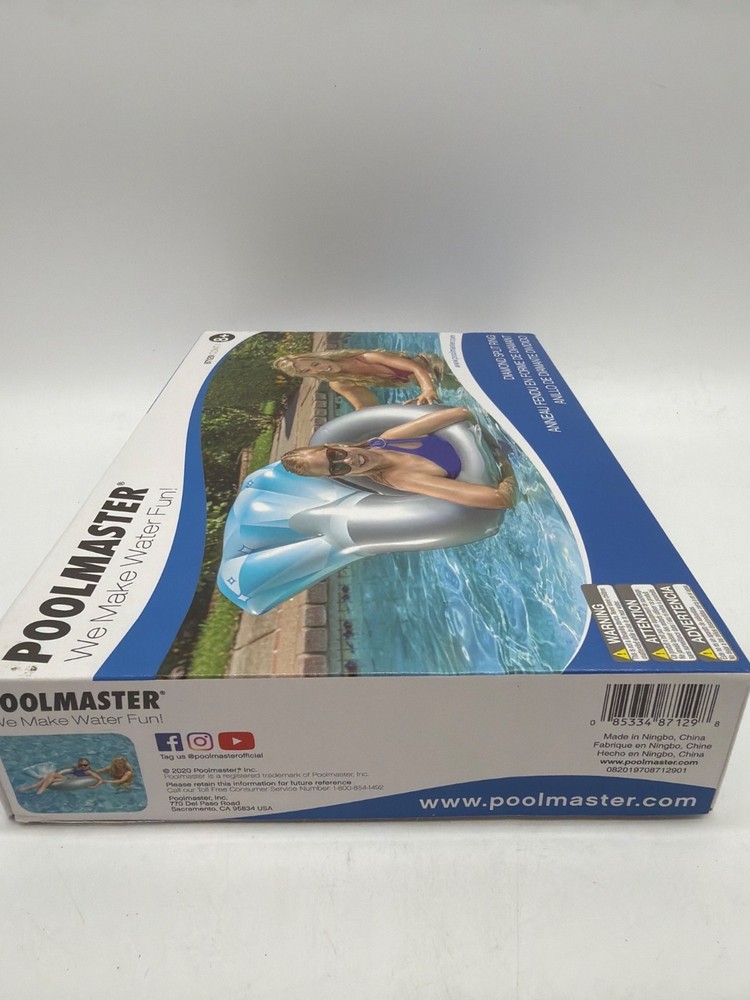 Poolmaster Diamond Split Ring Pool Float 35 Inch Diameter Tube-Style Design For