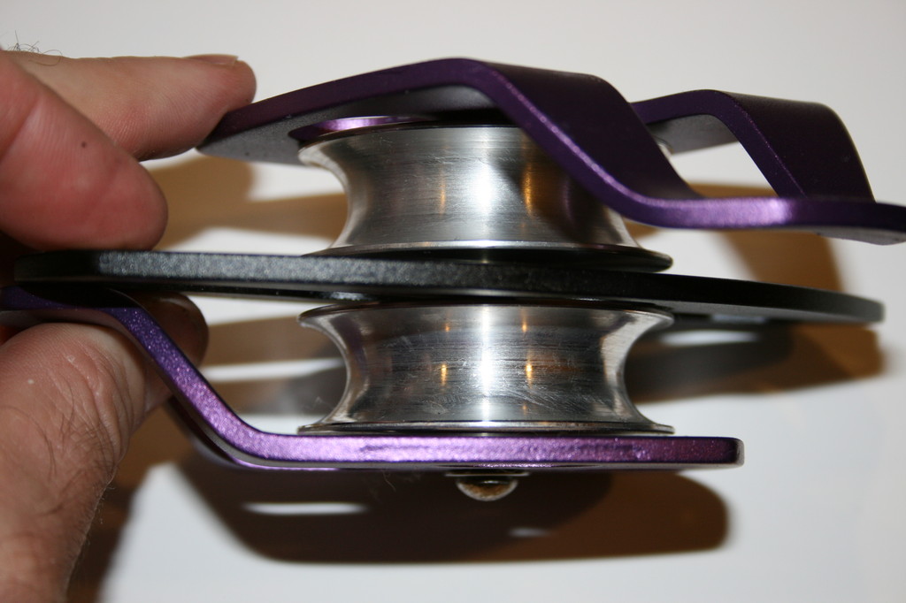 Large Aluminum Twin sheave Pulley will take any rope up to 5/8