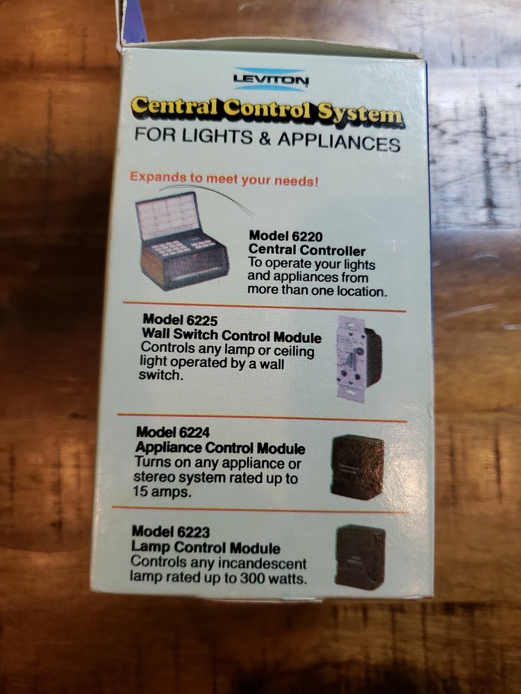NEW Leviton Wall Switch Control module, central control system. Model# 800-6225
