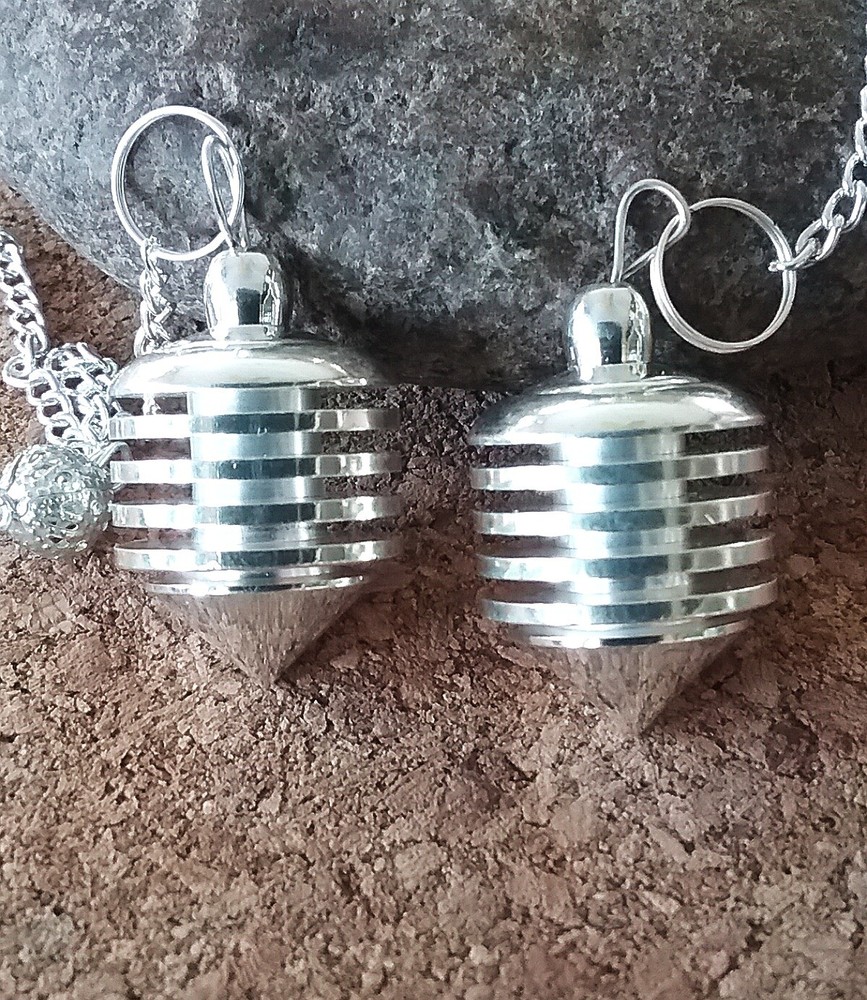 JOE SMITH HANDMADE DANCING SILVER DOWSING PENDULUM, MOST ACCURATE ANYWHERE