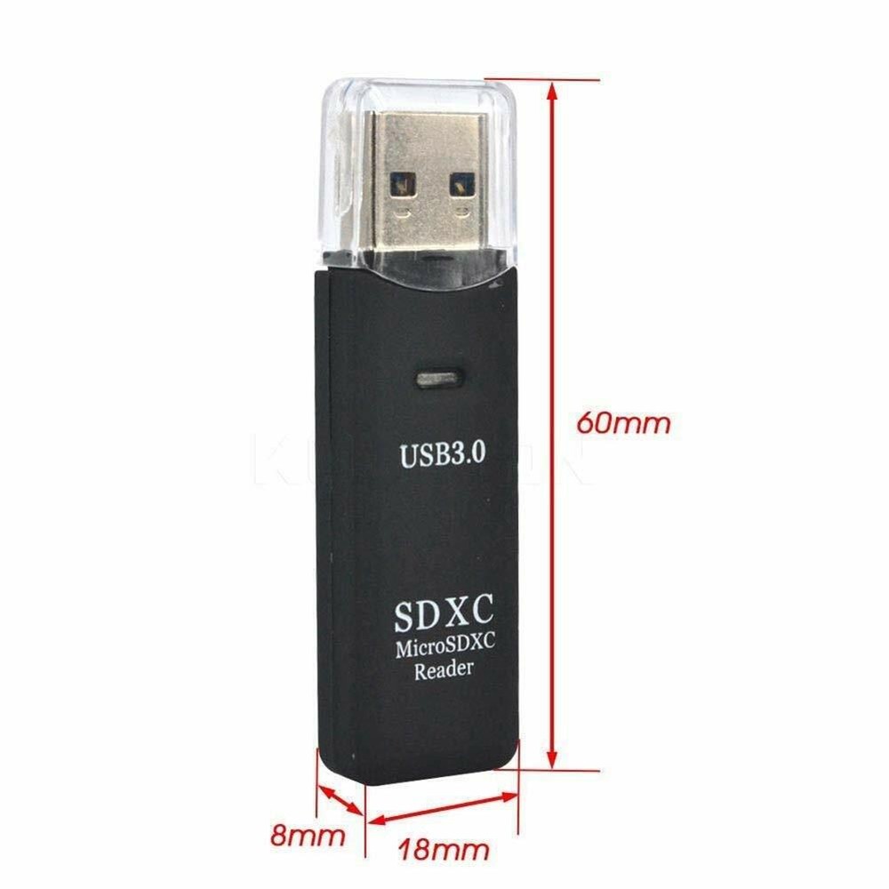 USB3.0 HighSpeed Memory Card Reader Adapter for Micro SD SDXC TF T-Flash US
