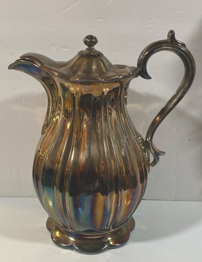 Vintage REED & BARTON Silver Plate Giant 13” PITCHER #1765