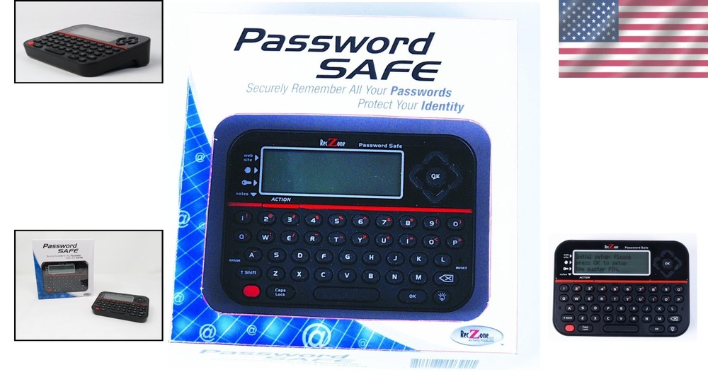 Portable Password Vault with QWERTY Keyboard