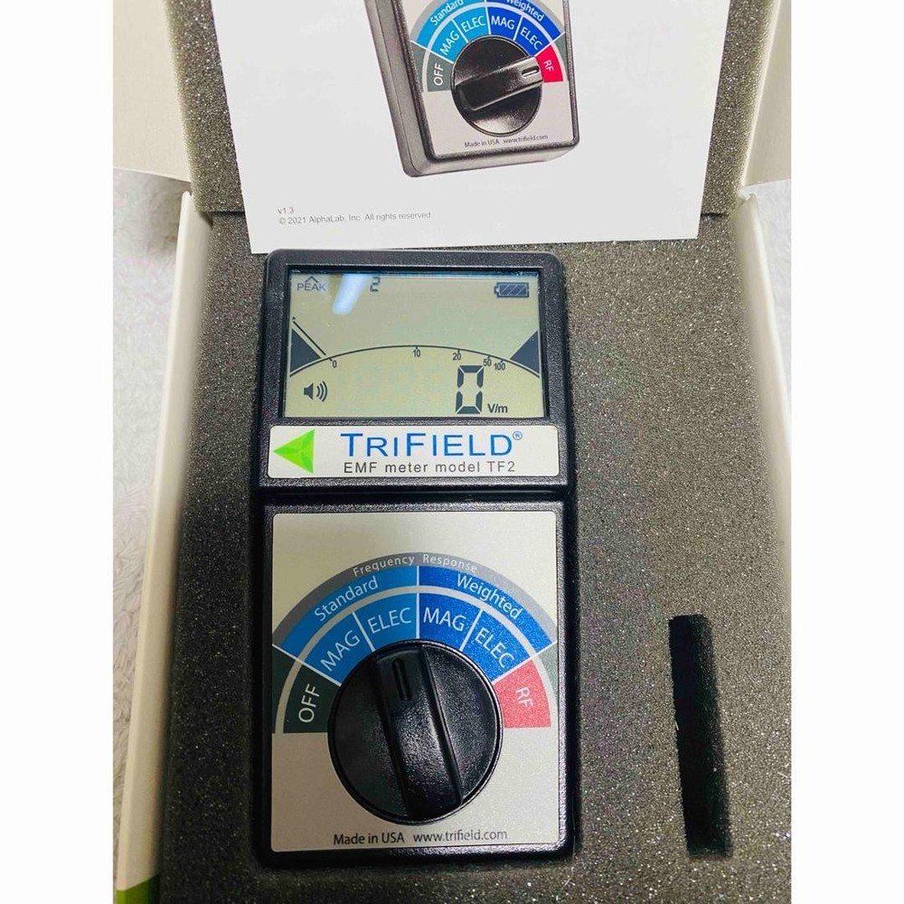 TriField Meter TF2 Tri Field EMF Meter Model TF2 Used