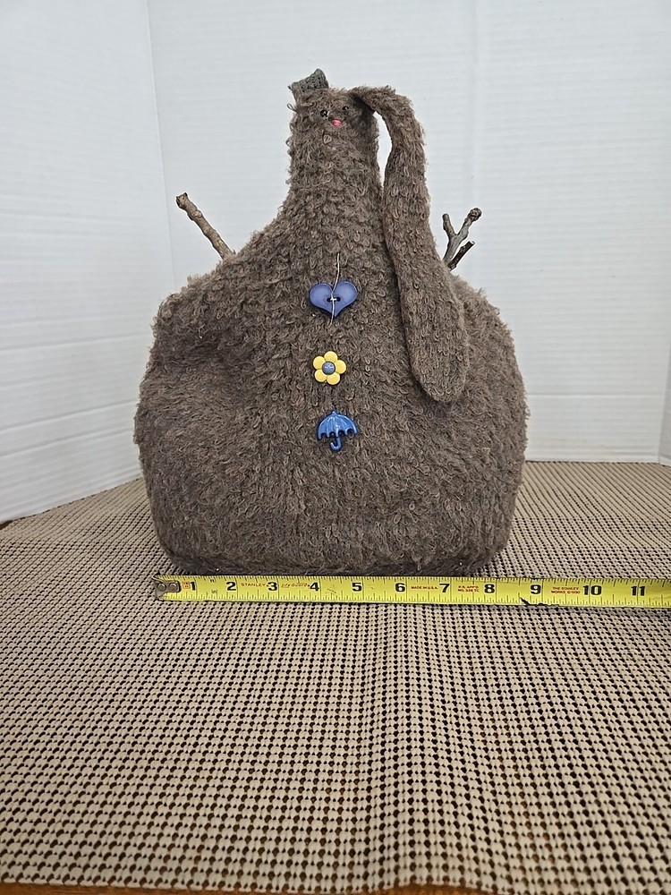 Primitive Handmade Rabbit Folk Art Bunny Plush