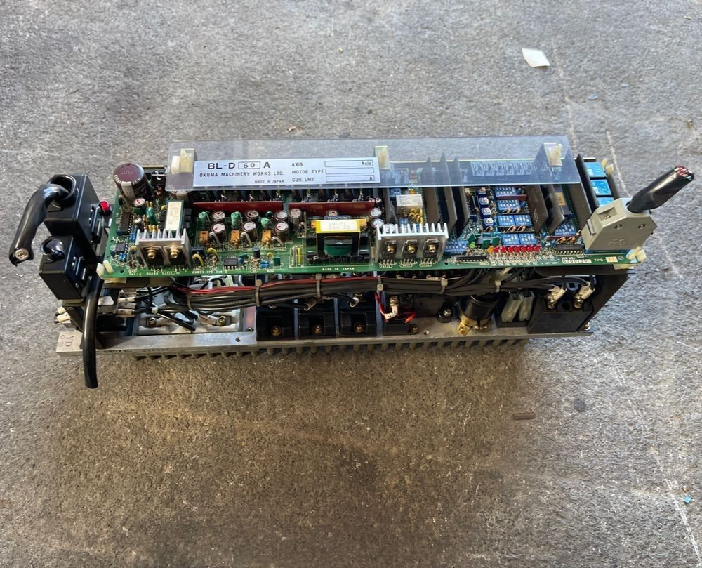 OKUMA BL-D50A SERVO DRIVE BL-D 50A Removed from operating machine