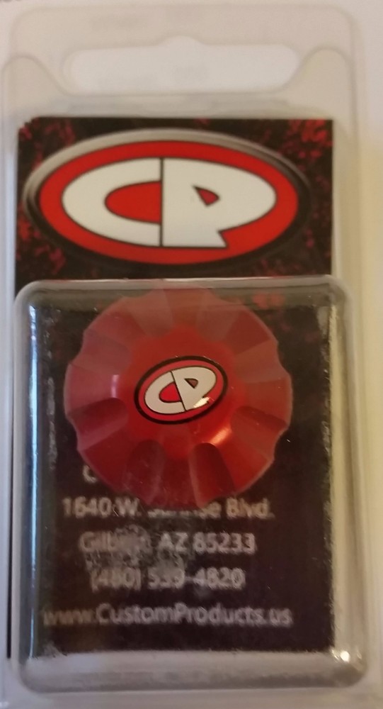 Custom Products Thread Protector - Red - Paintball