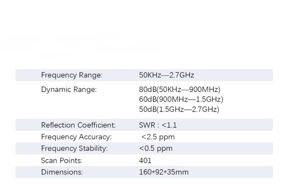 NanoVNA-H4 Plus Vector Network Analyzer 50KHz-2.7GHz HF VHF UHF 4"Touch Screen