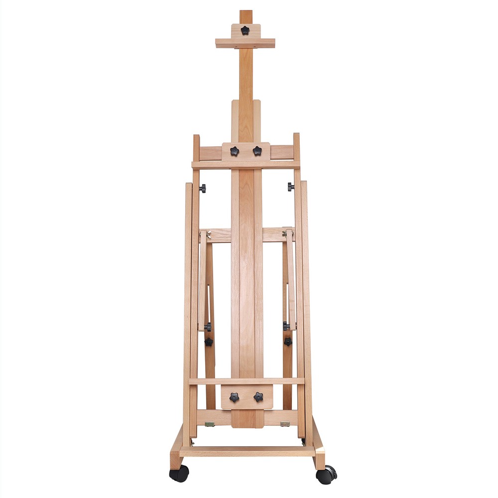 Multi-Function Art Supply Master Studio Artist Wooden Easel, H-Frame Easel USA