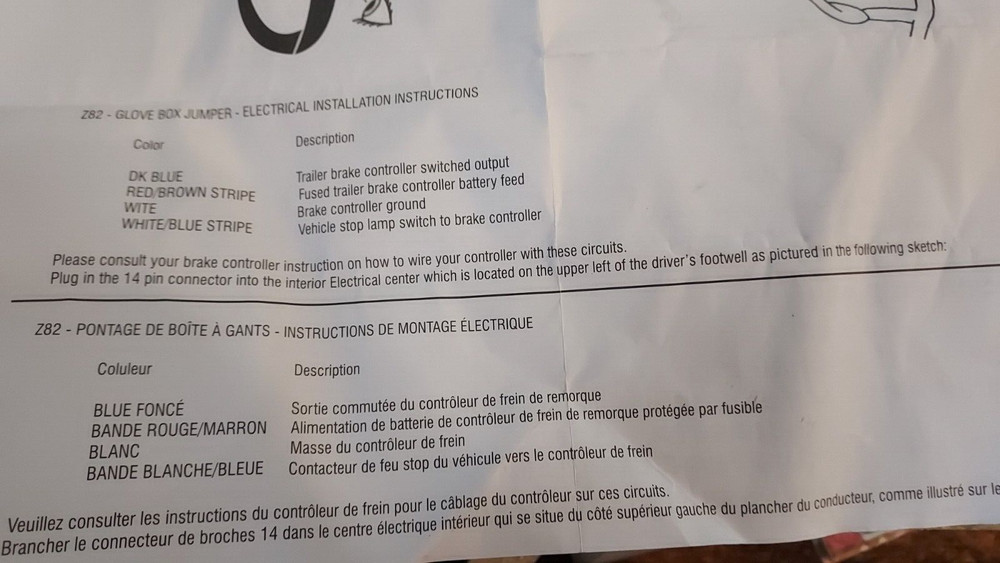 NEW with tags Chevy Silverado trailer brake controller switch output