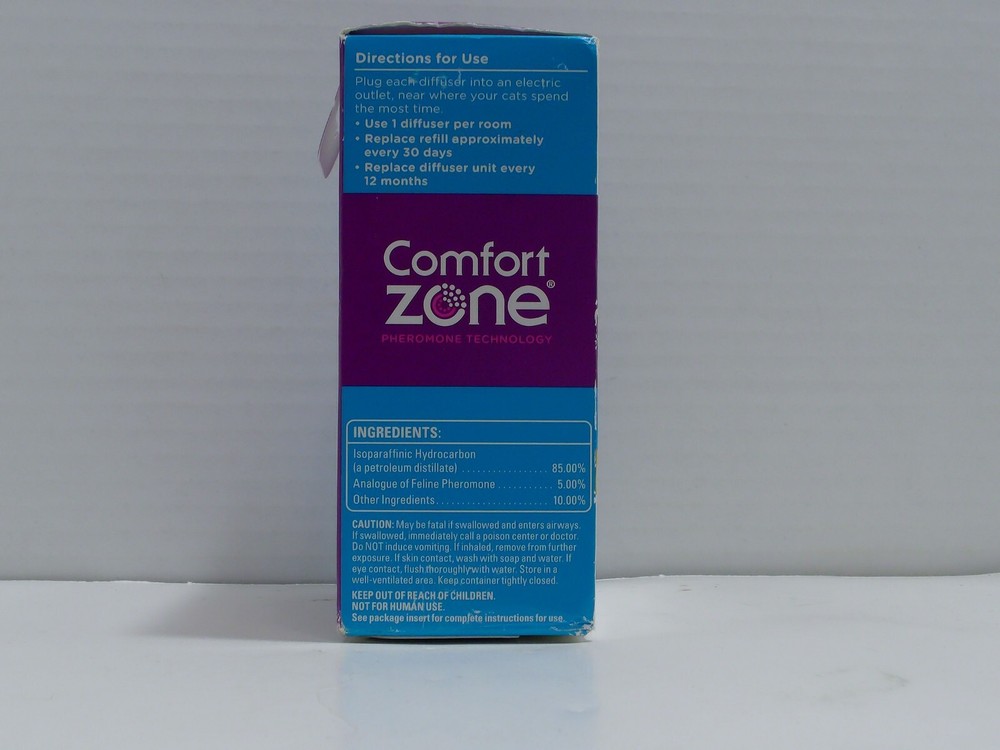 Comfort Zone Multi-Cat Pheromone Formula Diffuser Kit and 6 pk Cat Calming Refil
