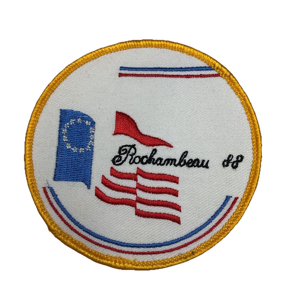 Embroidered patch commemorating the Rochambeau 1988 event