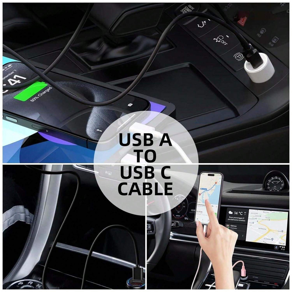USB C Fast Charger Cable USB Type A to C Universal Fast Charging & Data Cable
