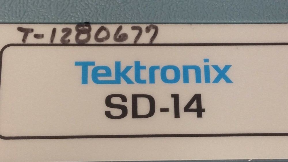 Tektronix SD-14 Plug In Sampling Head Option -01