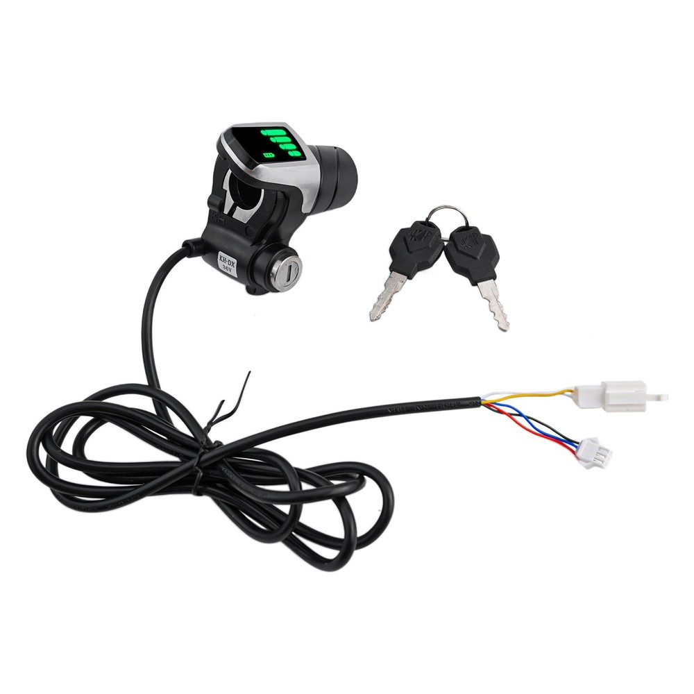 36V Electric Bicycle Display Speed Control Handlebar Lock Throttle Accelerator