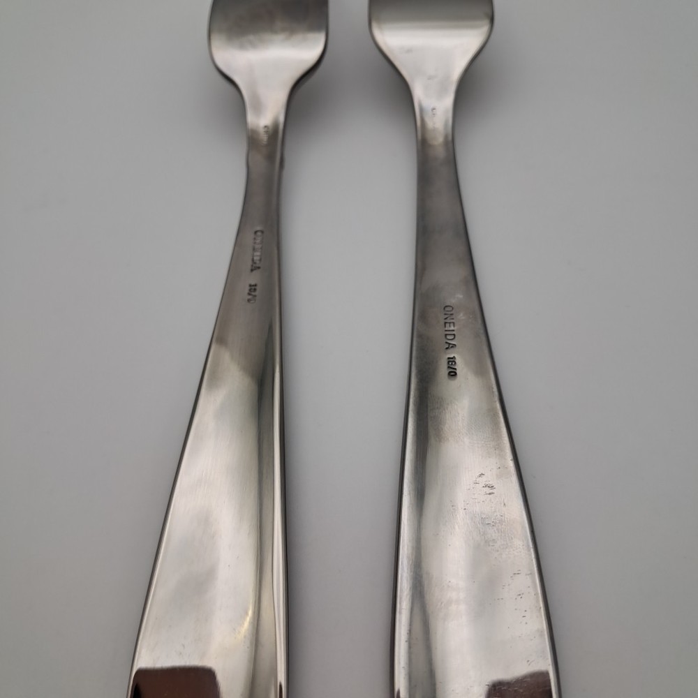 Oneida Garranza Place Dinner Fork 2 Piece Set Stainless Satin Flatware